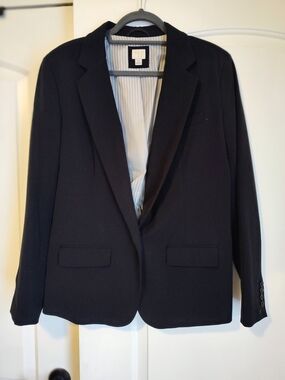 a new day Black Women's Blazer - Tailored Notch Lapel